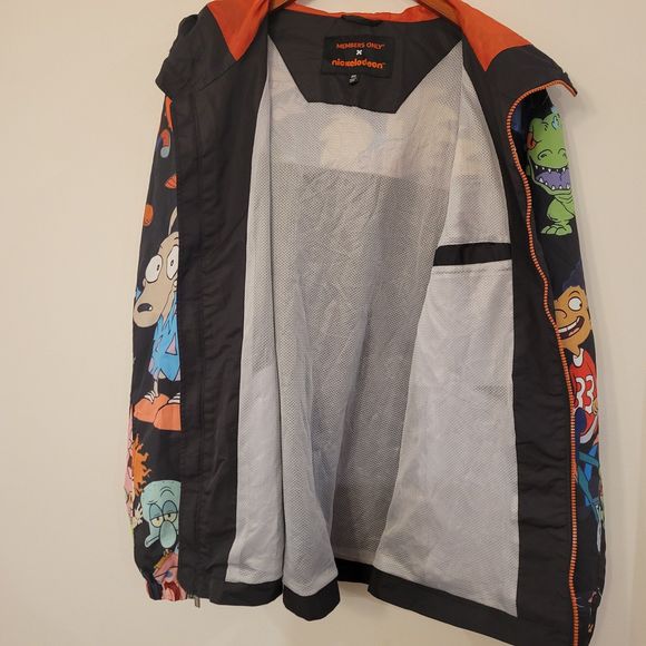 Men's Members Only x Nicktoons NICKELODEON WIND JACKET Size XXL - Picture 5 of 6
